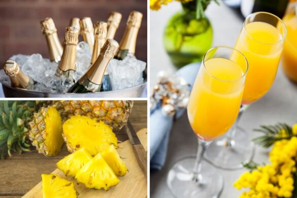 Champagne Pineapple Cocktail