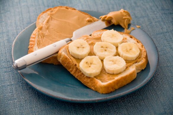 Fried Peanut Butter & Banana Sandwich