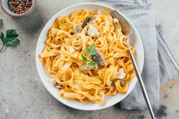 Lobster & Wild Mushroom Fettuccine