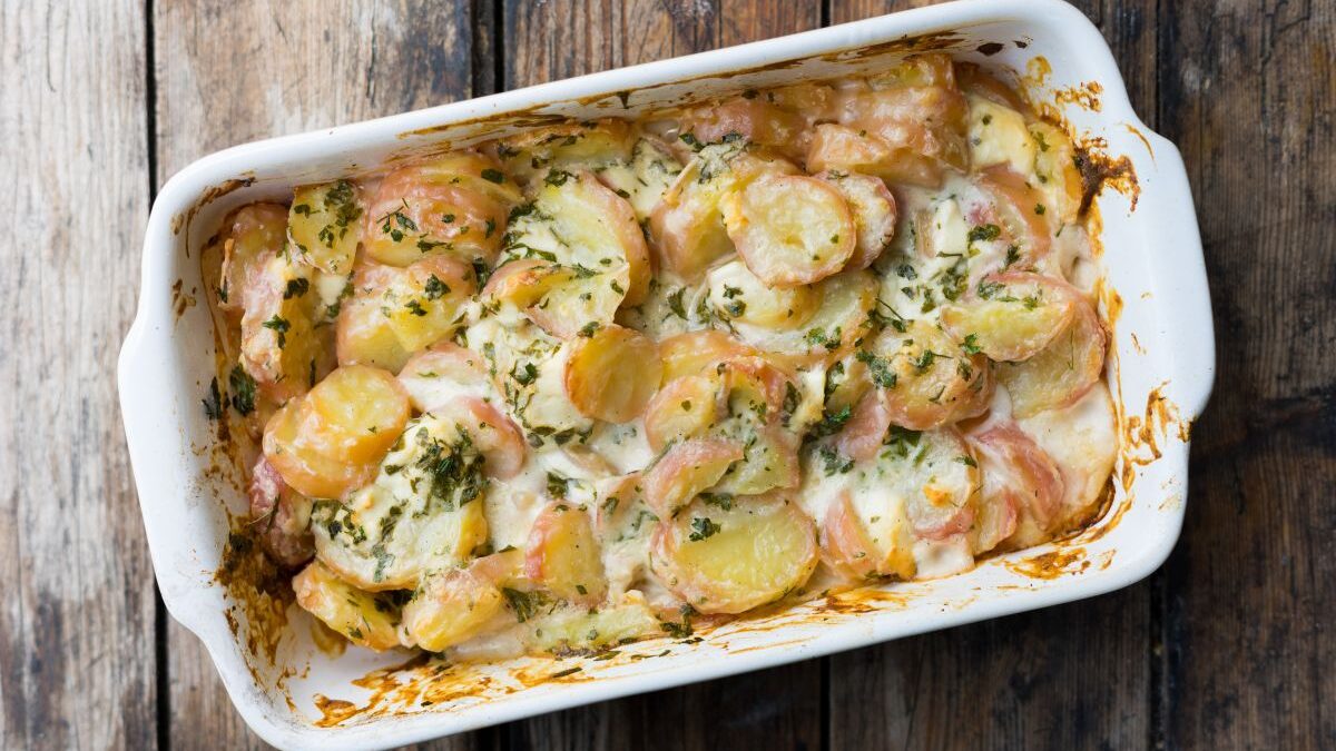 Recipe: Potatoes and Wild Mushrooms Au Gratin