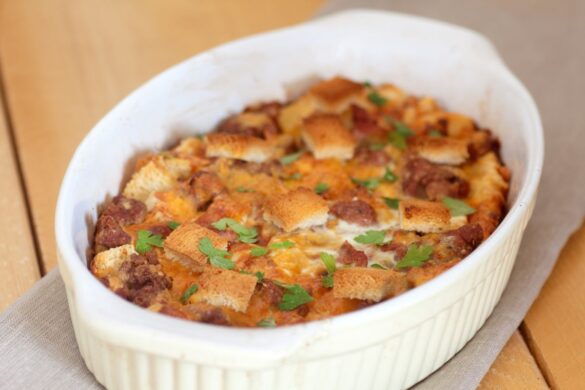 Sausage-Cheese Strata