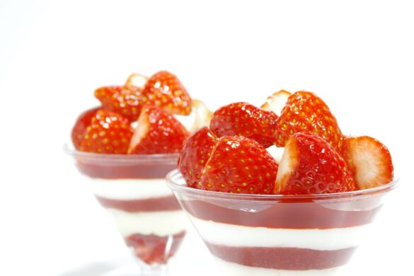 Strawberry Champage Parfaits