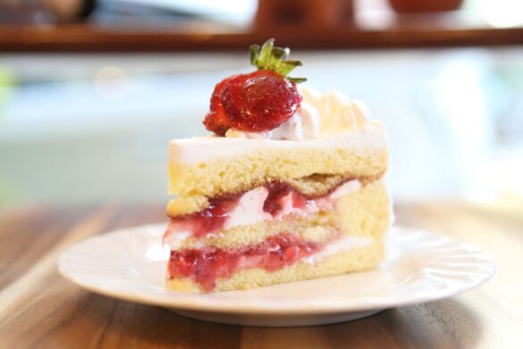 Strawberry Surprise Cake