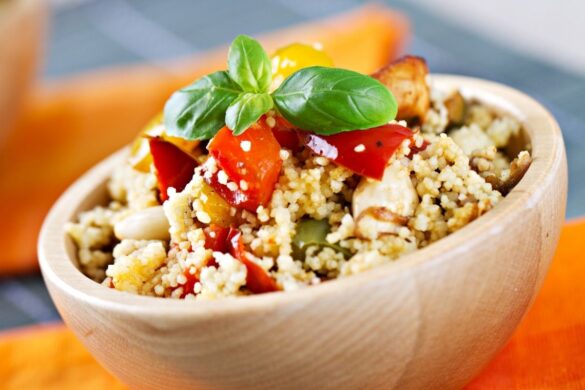 Couscous, Lima Bean, and Tomato Salad