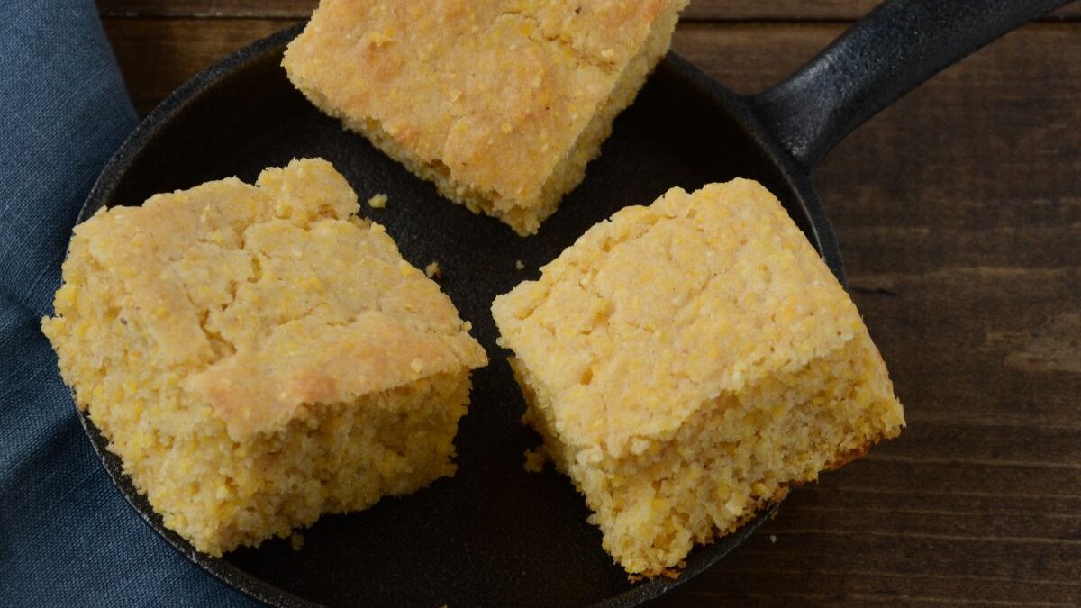 Recipe: Basil, Roasted Peppers, and Monterey Jack Cornbread