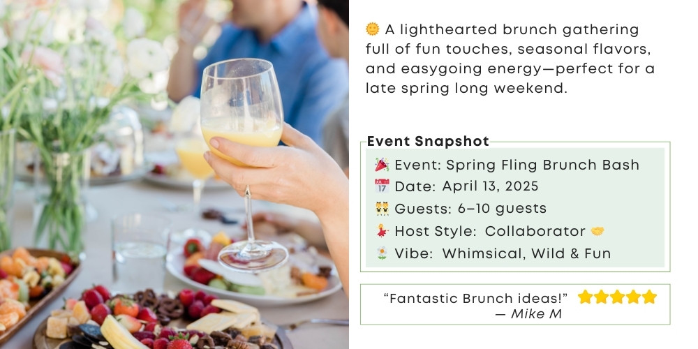 Spring Fling Brunch Bash Party Plan