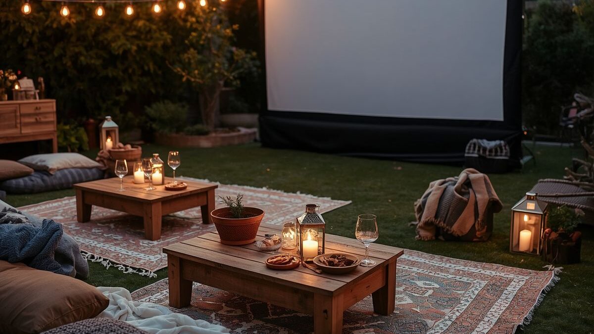 Outdoor Movie Night 2.0: How to Host a Sophisticated Garden Cinema
